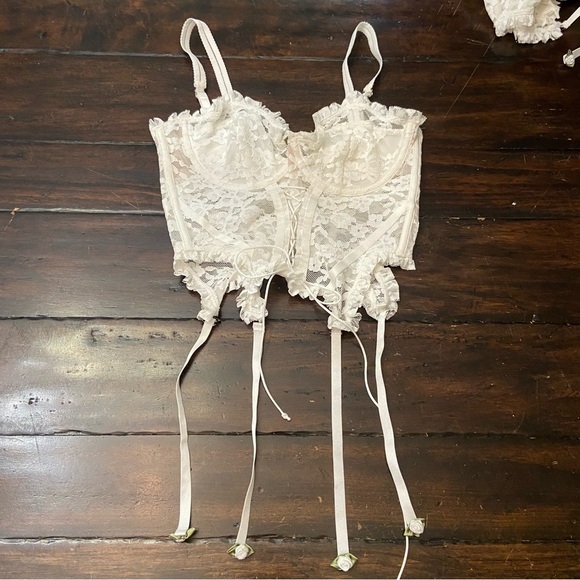 New! For Love And Lemons Lou lace bustier longline bra corset 1288 - Picture 2 of 13